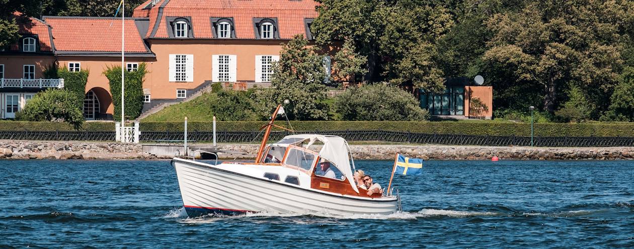 Bateau près de l'île Djurgarden - Stockholm - Suède