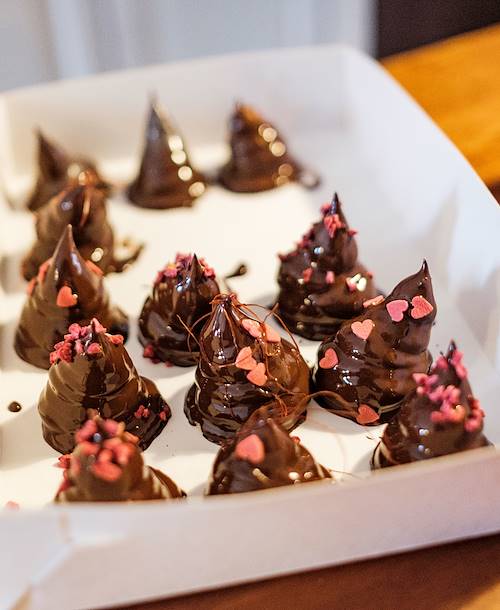 Atelier confection de flodeboller - Svendborg - Danemark