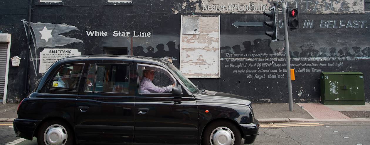 Belfast, en black cab - Belfast - Irlande du Nord - Royaume Uni
