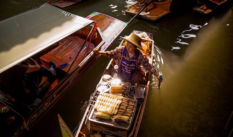Le marché flottant de Damnoen Saduak - Bangkok - Thaïlande