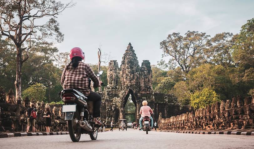 Les temples d'Angkor en scooter - Siem Reap - Cambodge