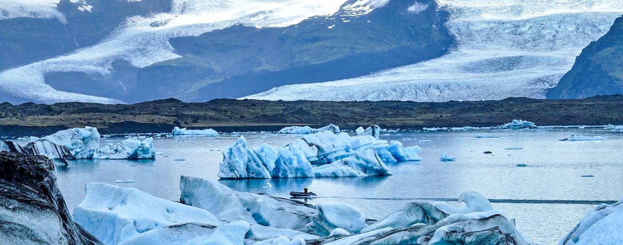 Lagune glaciaire Jokulsarlon - Parc National du Vatnajokull - Islande