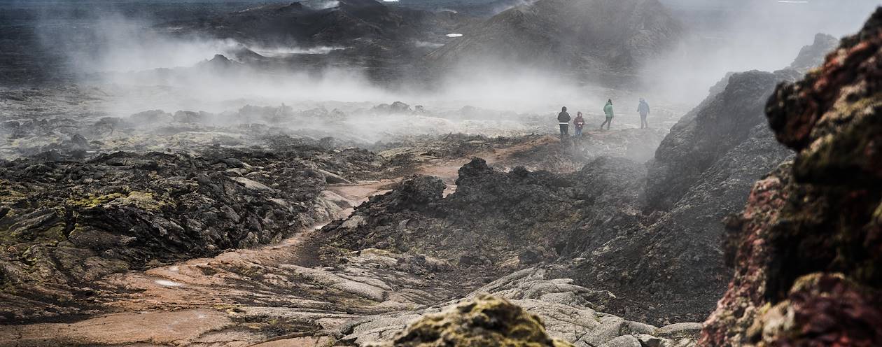 Paysage volcanique autour du lac Myvatn - Myvatn - Nord-Est - Islande