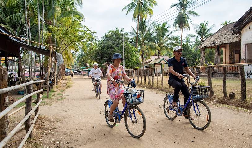 Île de Khone à vélo - Laos