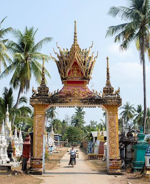 Temple bouddhiste - Île de Khone - Laos