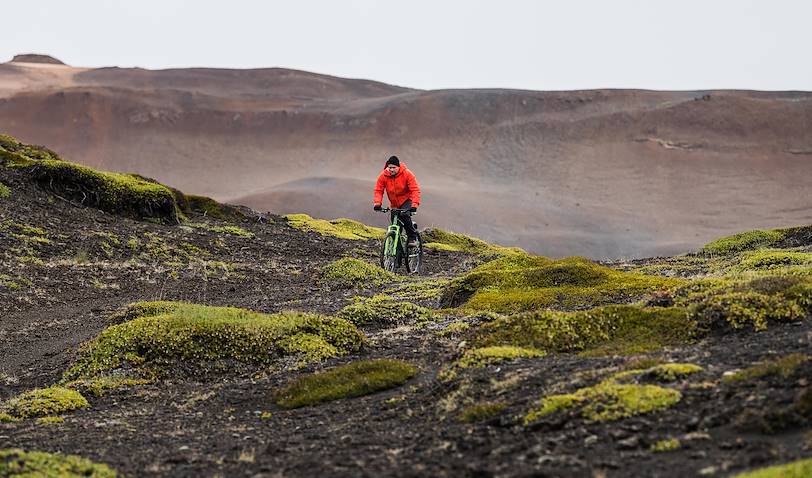 Le lac Myvatn en liberté, en VTT - Myvatn - Islande