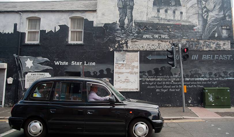 Belfast, en black cab - Belfast - Irlande du Nord - Royaume Uni