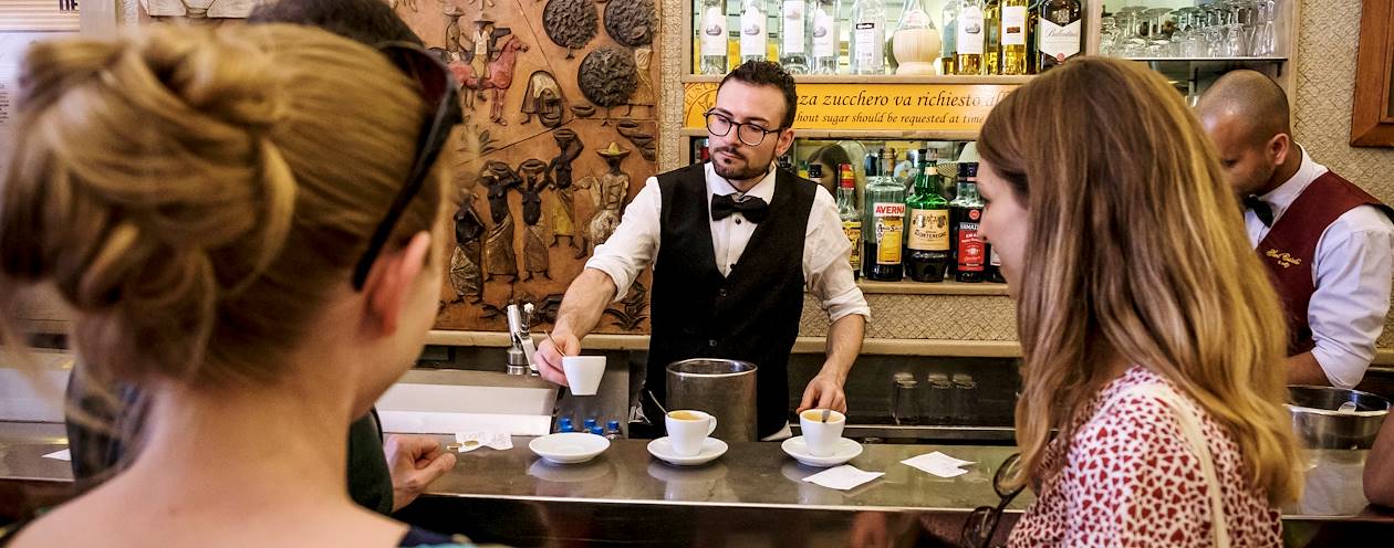 Célèbre café Sant Eustachio - Rome - Italie