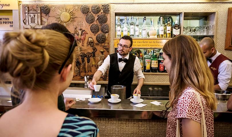 Célèbre café Sant Eustachio - Rome - Italie