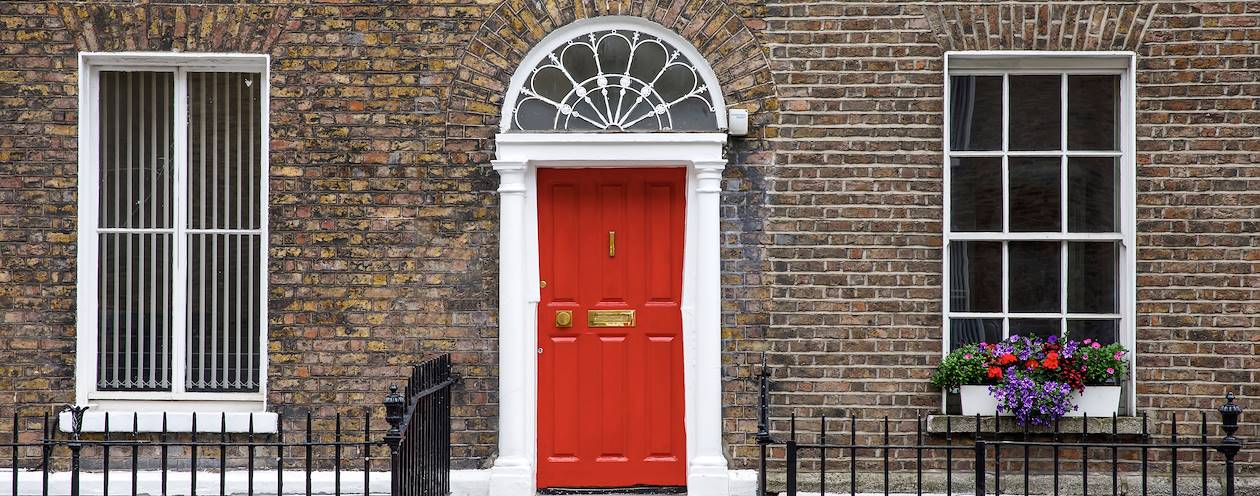 Portes colorées à Dublin - Irlande