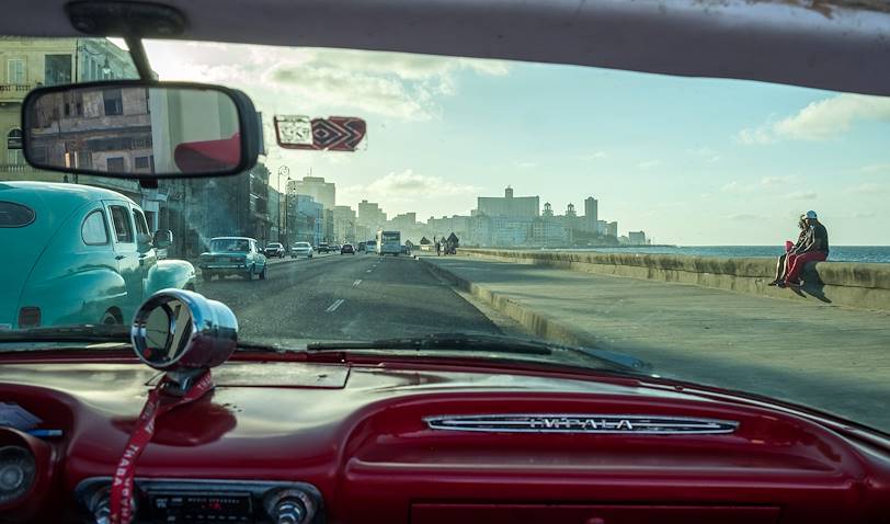 La Havane, en voiture américaine des années 50 - La Havane - Cuba