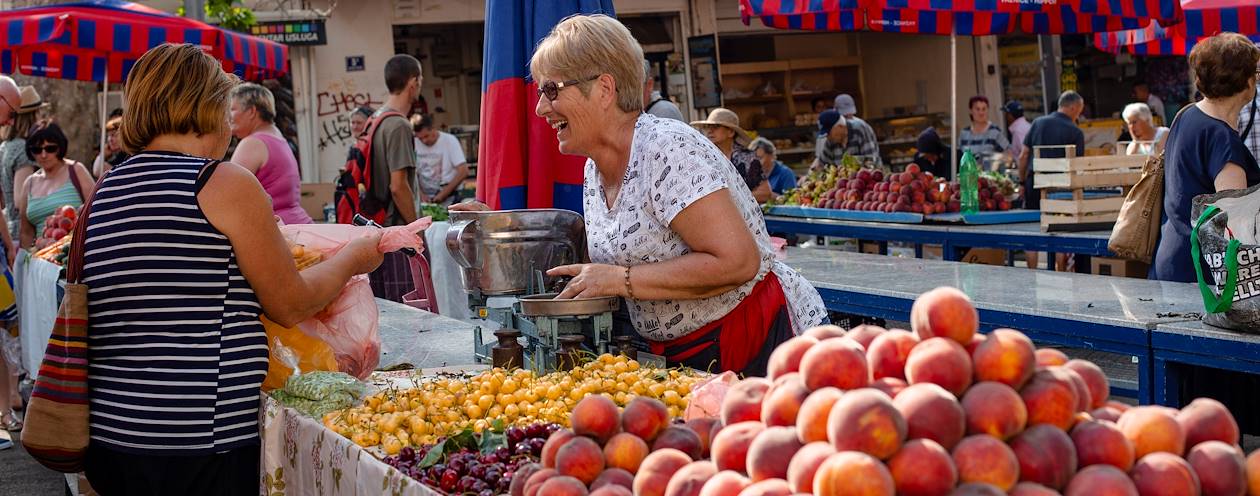 Marché de Split - Croatie