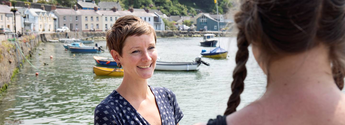 Rencontre avec Cécile, notre Welcome Host à Fishguard - Pays de Galles - Royaume-Uni
