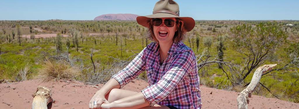 Rencontre avec Émilie, notre Welcome Host à Uluru - Ayers Rock - Australie