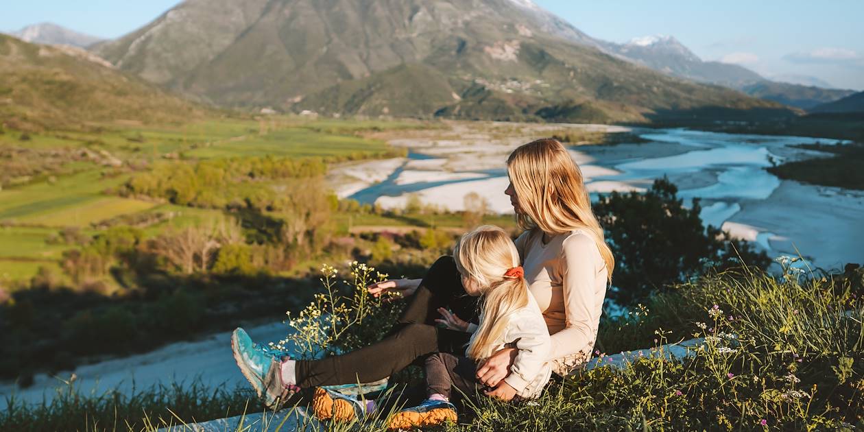 En famille en Albanie