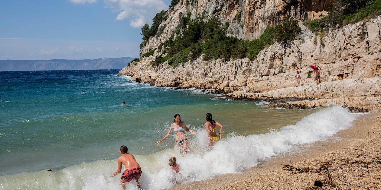 Plage à Humac - Hvar - Croatie