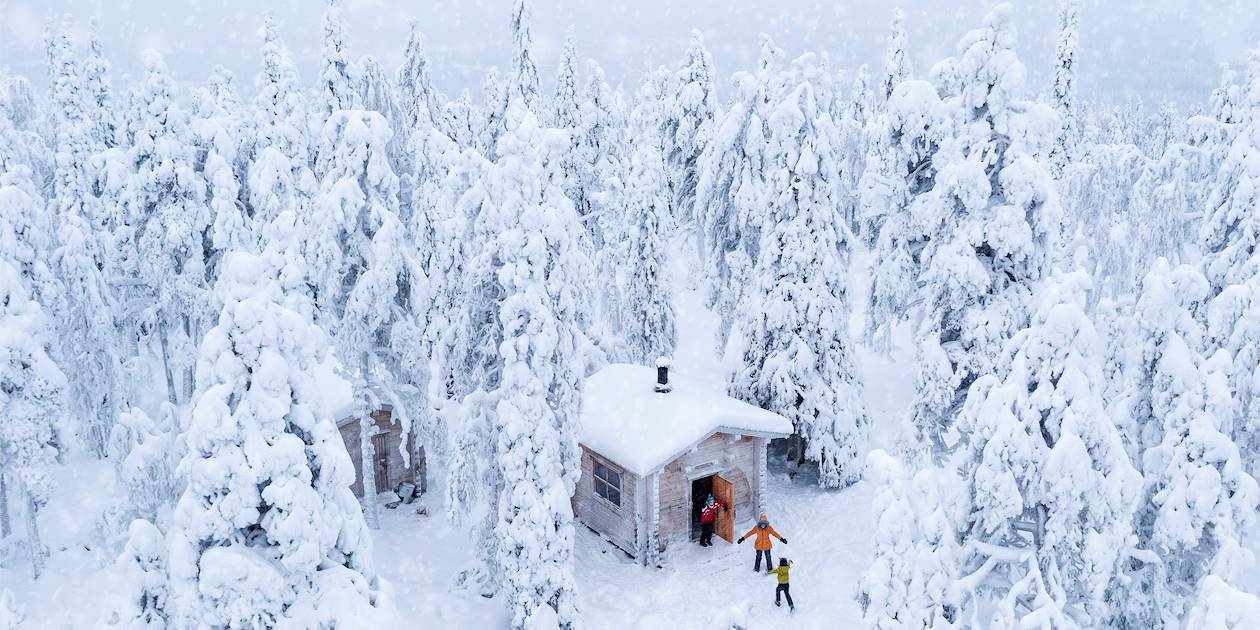 Vacances en famille en Laponie finlandaise