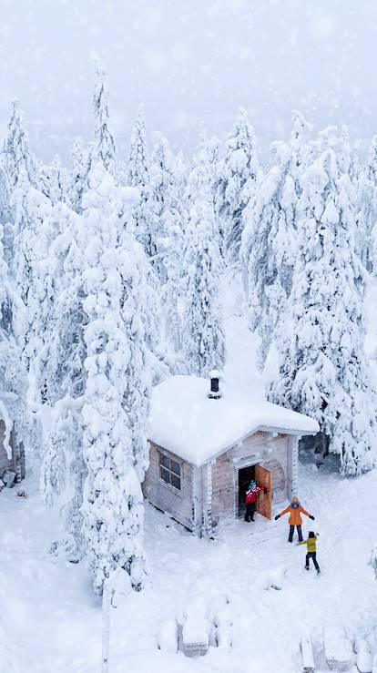 Vacances en famille en Laponie finlandaise