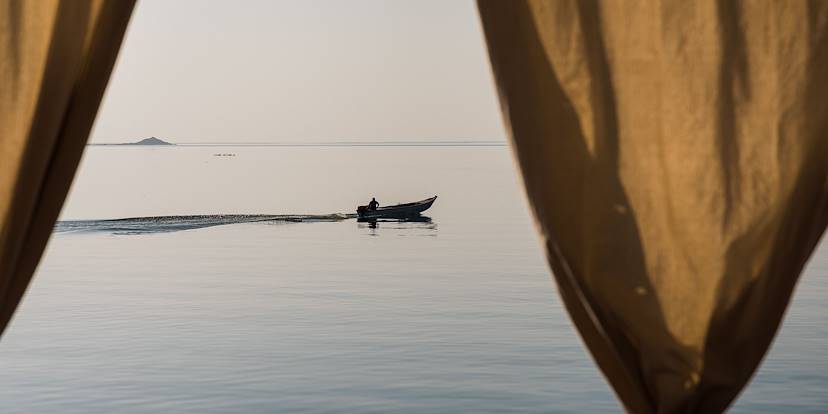 Pêcheurs sur le Lac Nasser - Égypte