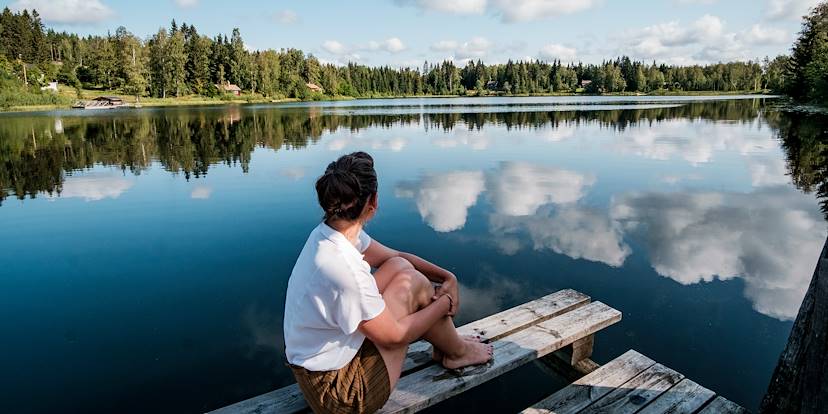 Lac à Bjursas - Comté de Dalécarlie - Suède