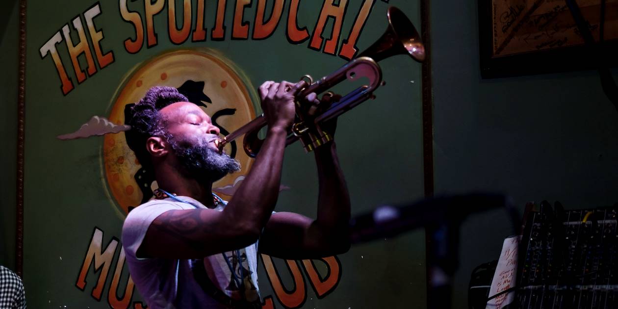 Concert de jazz dans un club - Nouvelle Orléans - Louisiane - Etats Unis