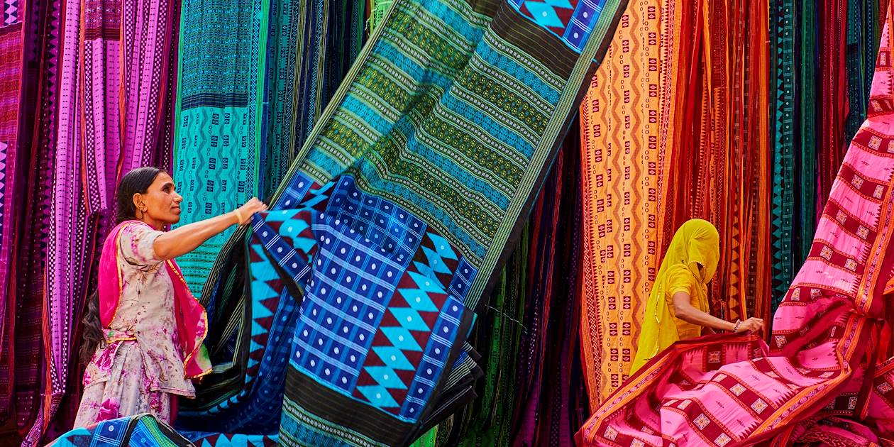 Usine de Sari dans le Rajasthan - Inde
