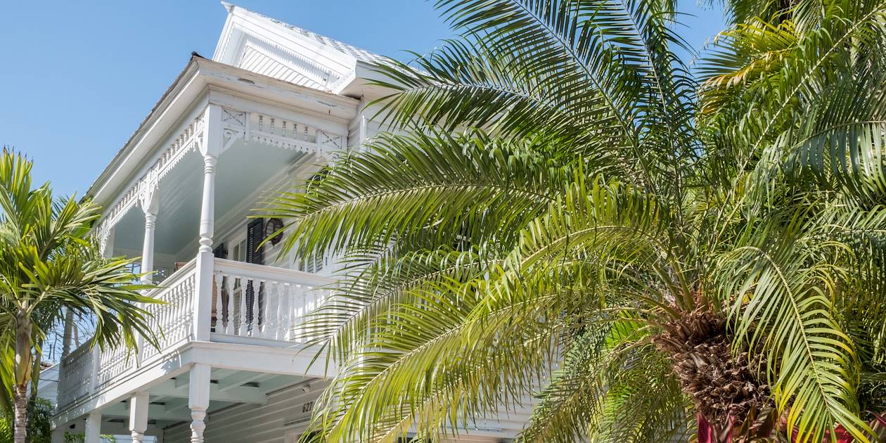 Maisons "shotgun", typiques de Key West - Floride - Etats-Unis