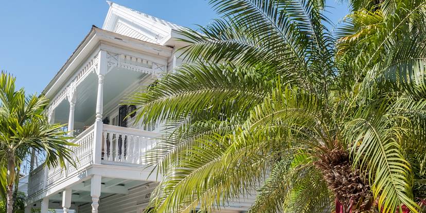 Maisons "shotgun", typiques de Key West - Floride - Etats-Unis