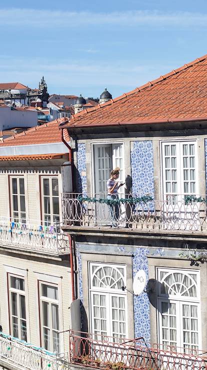 Azulejos dans le quartier de Ribeira - Porto - Portugal