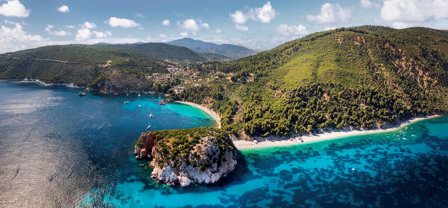 Plage de Velanio - Ile de Skopelos - Archipel des Sporades - Grèce
