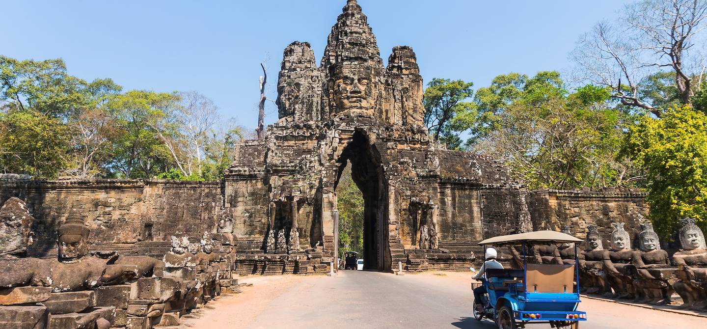 Porte d'entrée du site Angkor Thom - Siem Reap - Cambodge