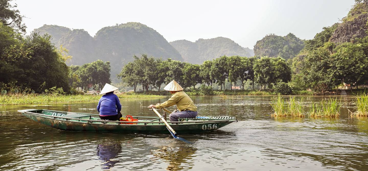 Embarcation traditionnelle dans les environs de Can Tho - Vietnam