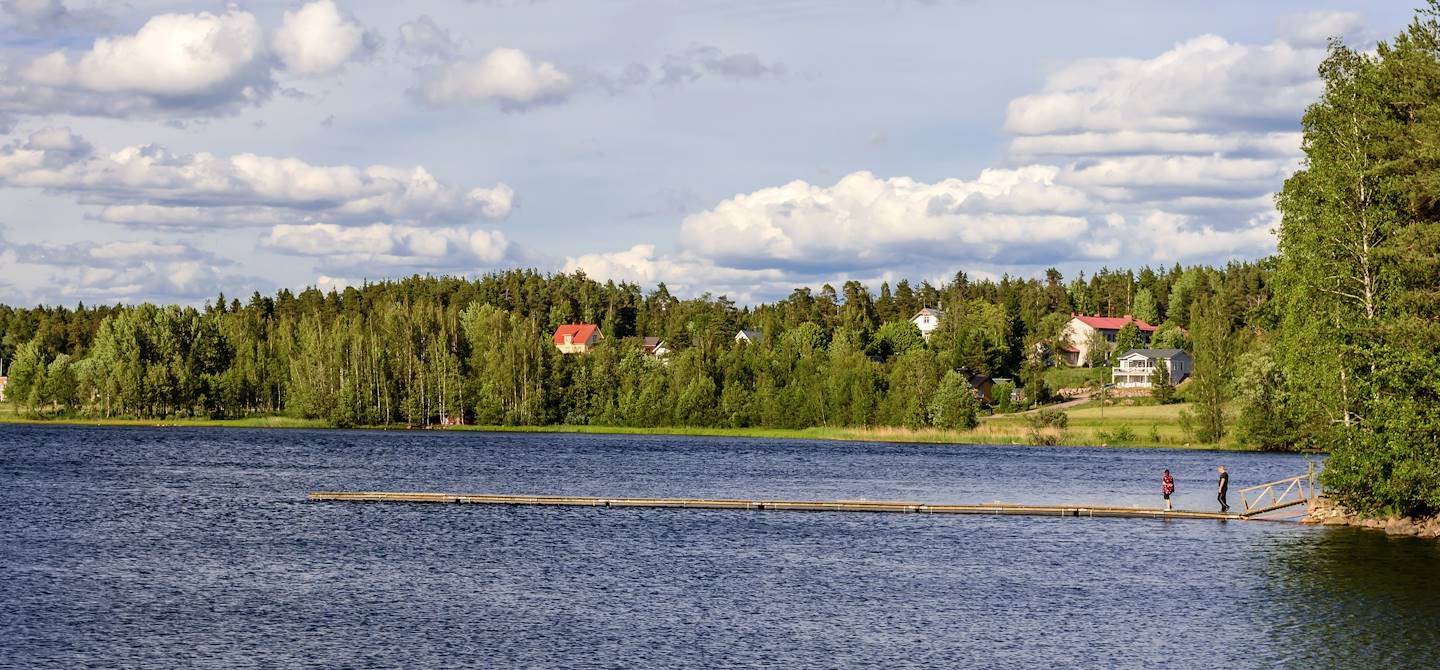 Lac Saima dans les environs d'Imatra - Carélie du Sud - Finlande