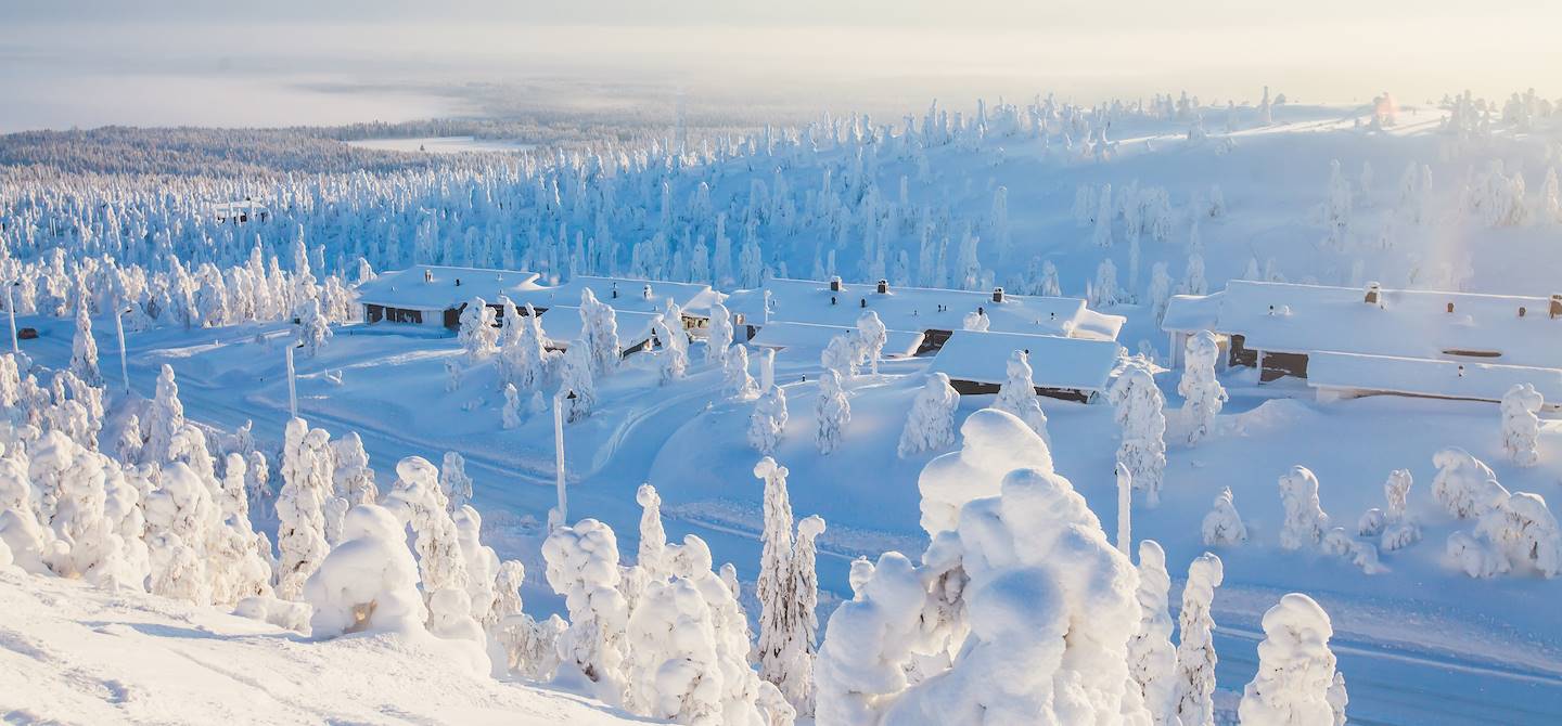 Joie de la neige et des sports d'hiver à Levi - Laponie - Finlande