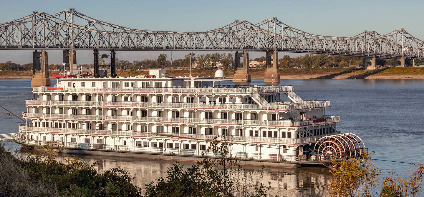 Bateau à roues à aubes - Mississippi  - Etats-Unis