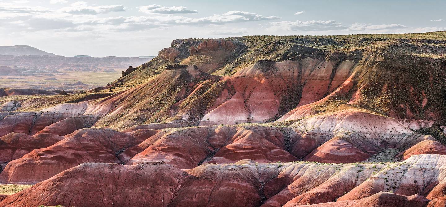 Painted Desert - Petrified Forest National Park - Arizona - Etats-Unis