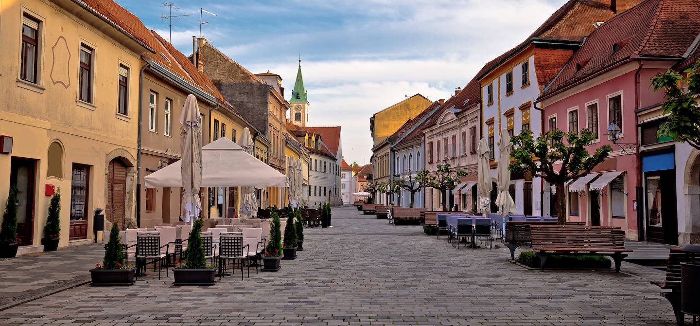 Dans les rues de Varazdin - Croatie