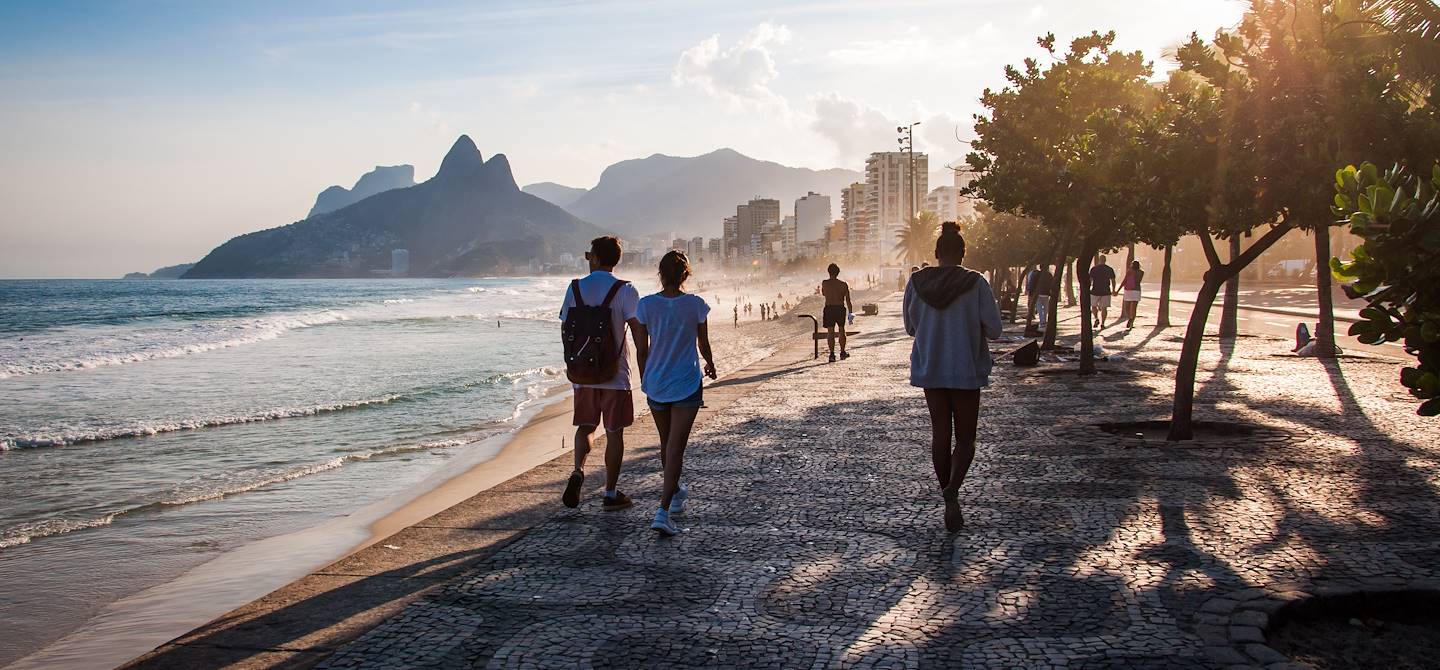 Scène de vie dans le quartier d'Ipanema - Rio de Janeiro - Brésil