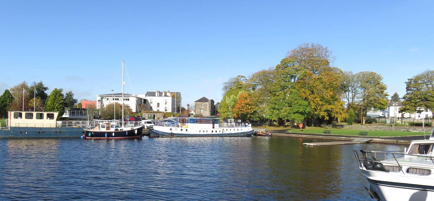 Vue du port de Carrick on Shannon - Irlande
