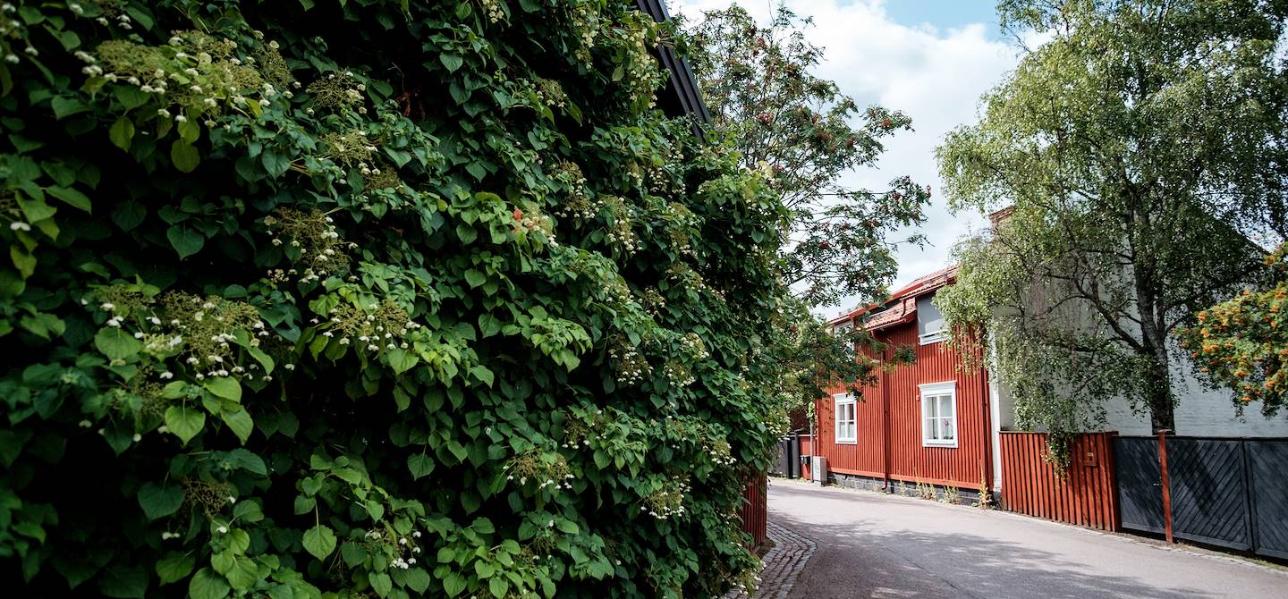 Maison en bois rouge de Falun - Comté de Dalécarlie - Suède
