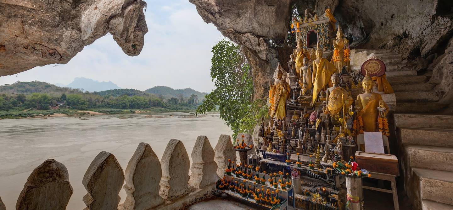 Bouddhas dorés de la grotte Pak Ou - Laos