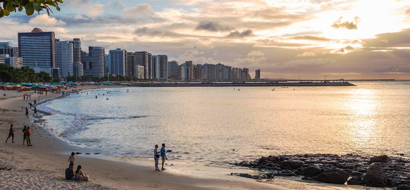 Coucher de soleil à Fortaleza - Ceará - Brésil