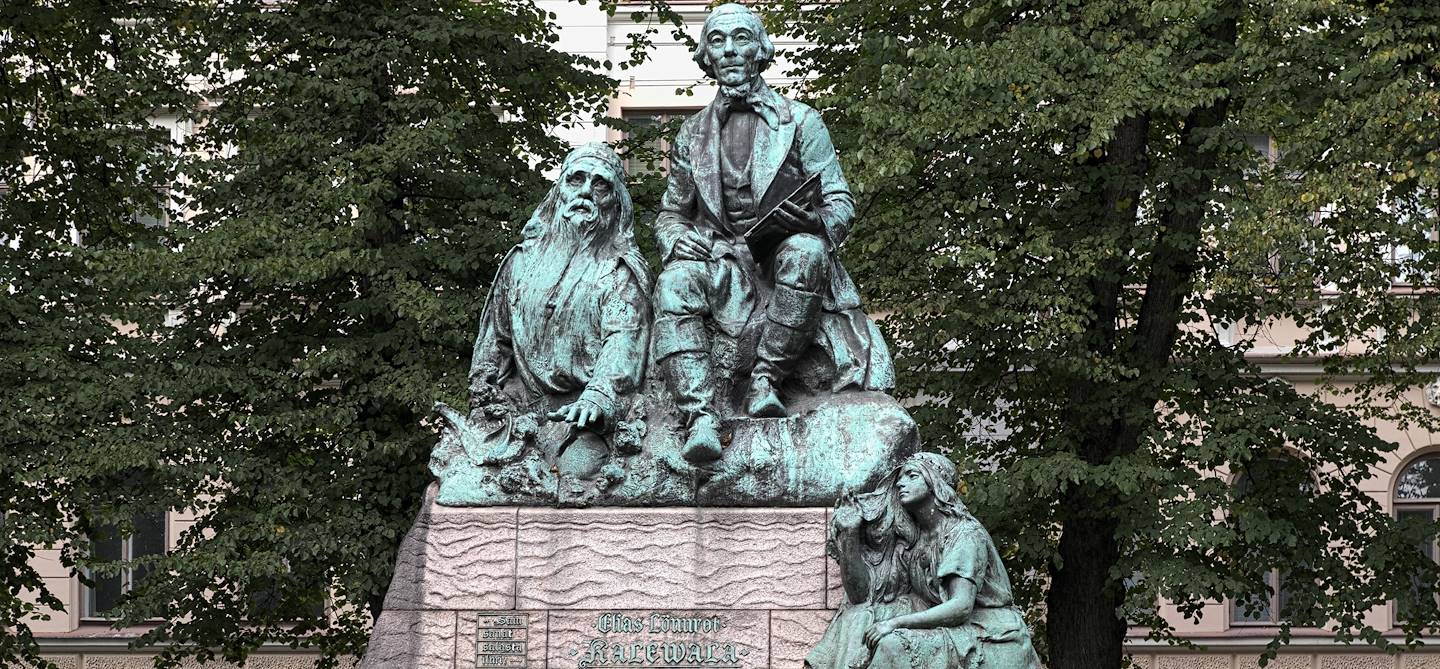 Le mémorial d'Elias Lonnrot à Helsinki - Région d'Uusimaa - Finlande