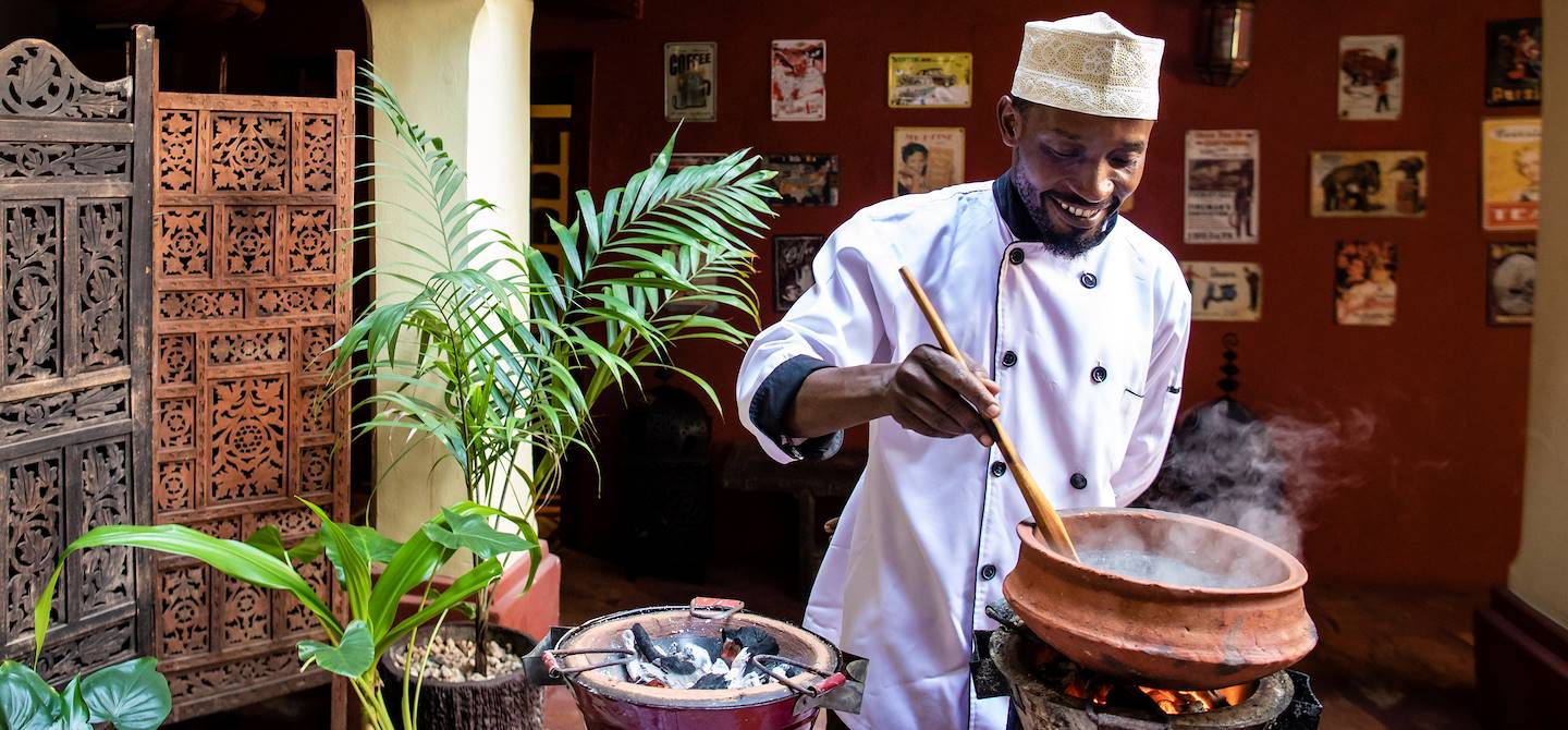 Cours de cuisine et déjeuner au Jafferji House - Stone Town - Zanzibar Vieille Ville - Tanzanie
