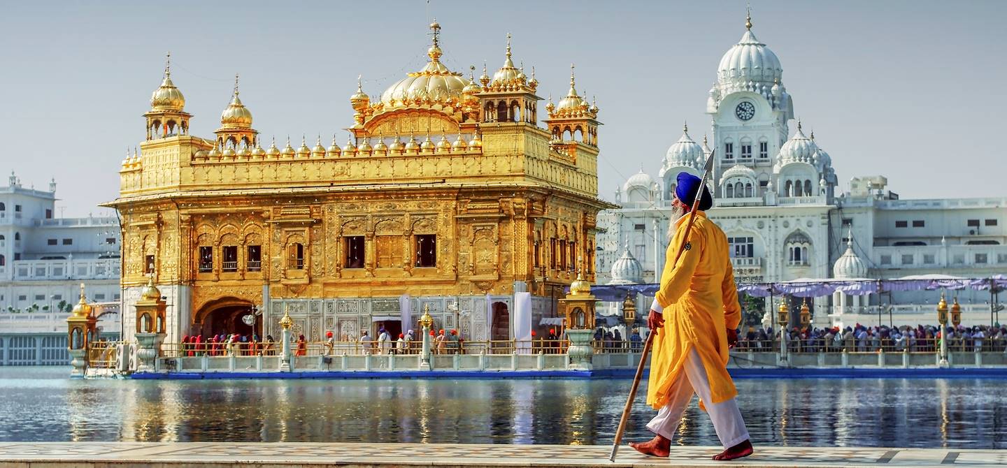 Sikh face au Temple d'Or - Amritsar - Inde