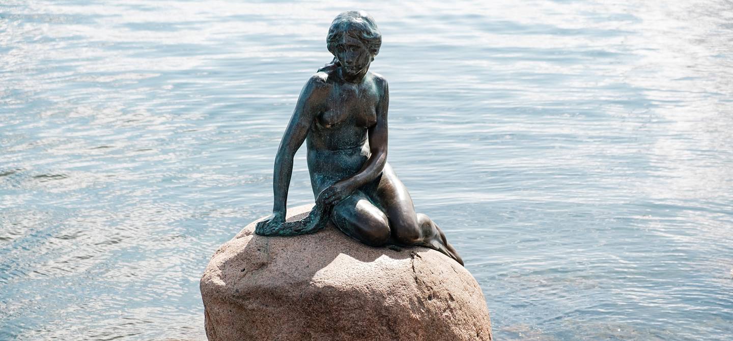 Statue La Petite Sirène d'Edvard Eriksen - Copenhague - Danemark