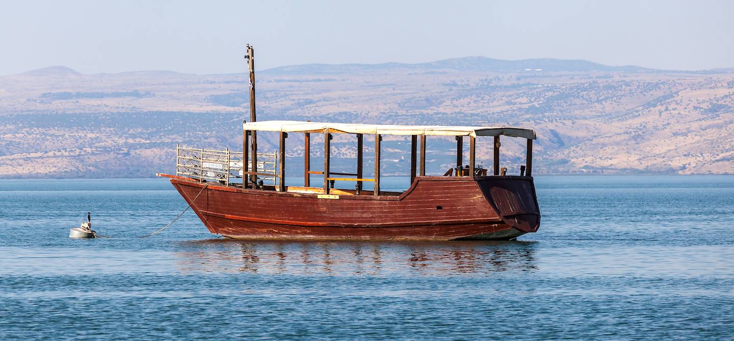 Bateau sur le lac de Tiberiade - Israel