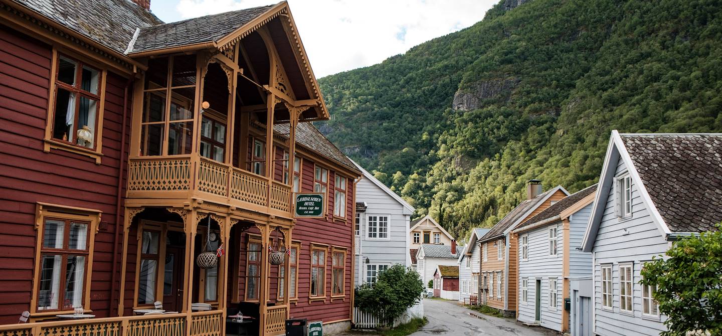 Le village Laerdal - Sogn og Fjordane - Norvège