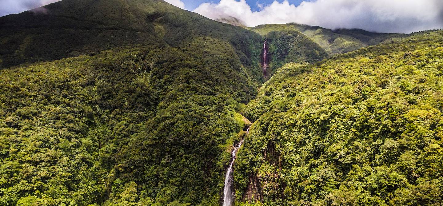 Deuxième chute du Carbet - Parc national de la Guadeloupe - Basse Terre - Guadeloupe