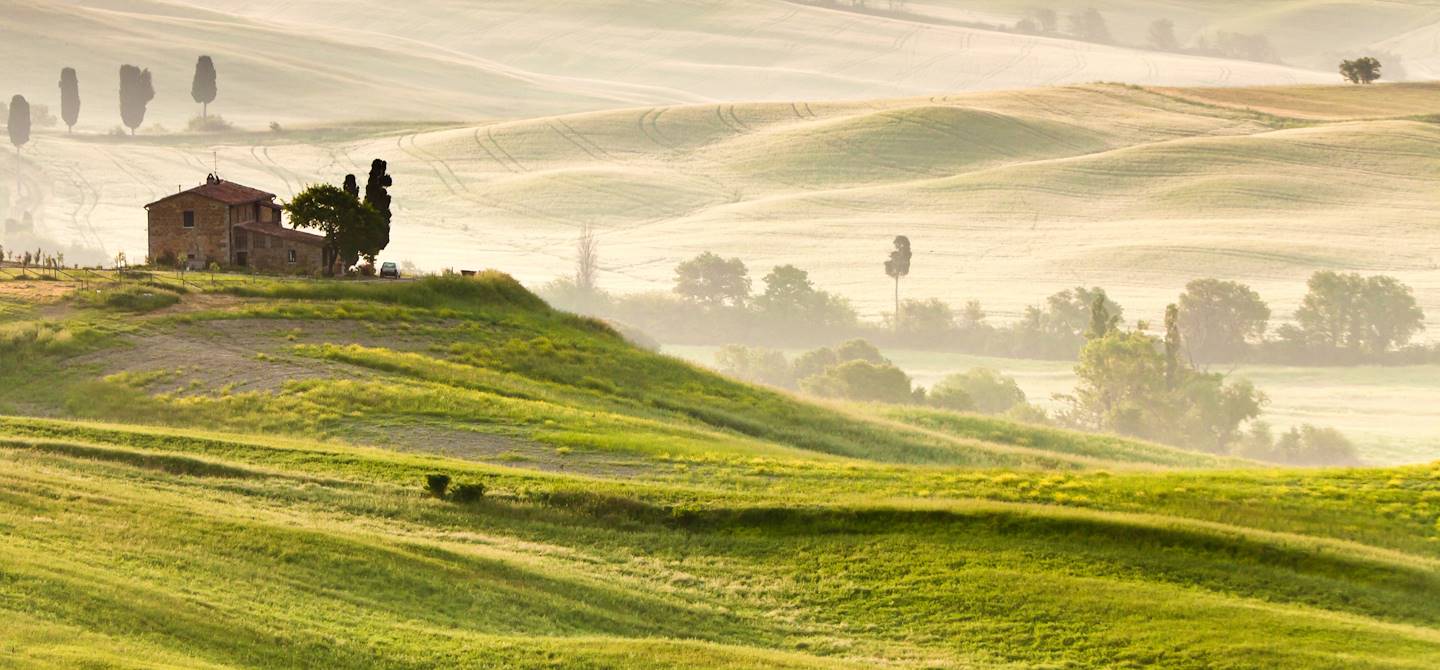 Campagne toscane près de pienza - Province de Sienne - Toscane - Italie